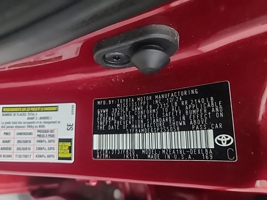 2025 Toyota Corolla LE