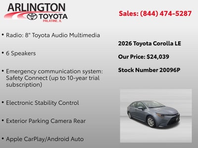2026 Toyota Corolla LE