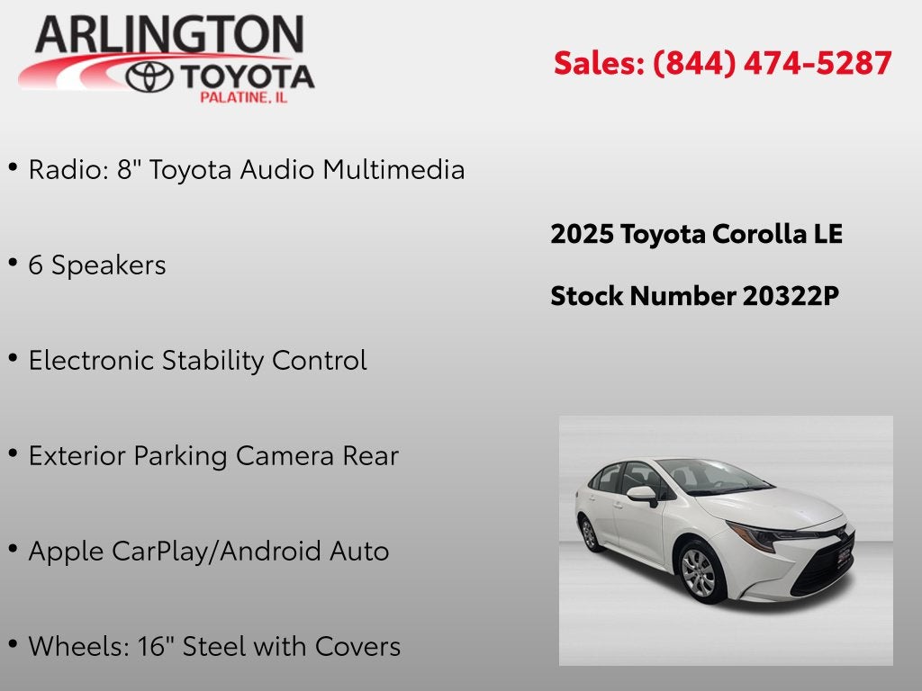 2025 Toyota Corolla LE