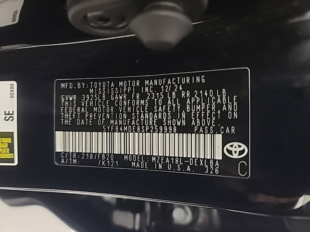 2025 Toyota Corolla LE