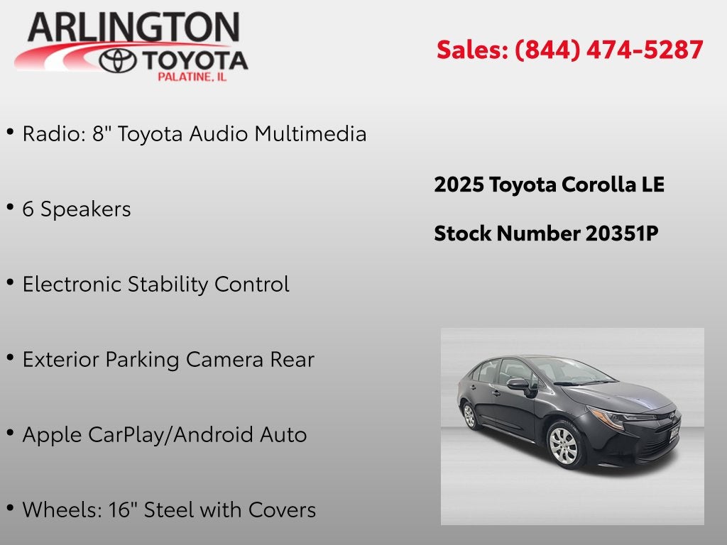 2025 Toyota Corolla LE