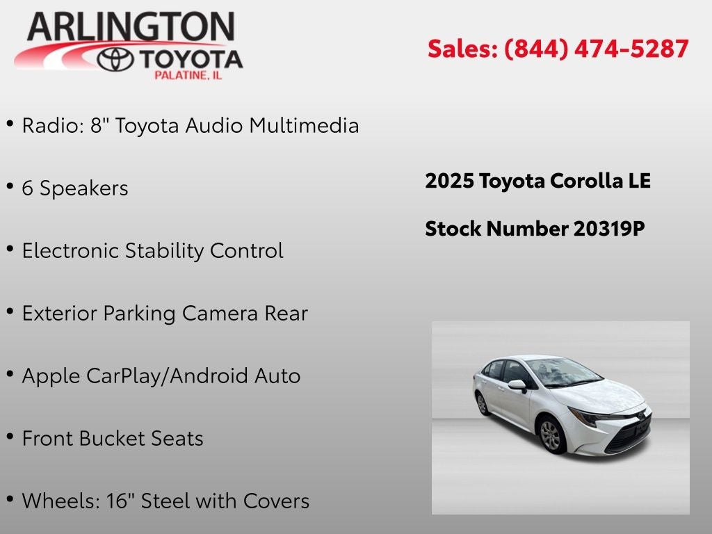 2025 Toyota Corolla LE