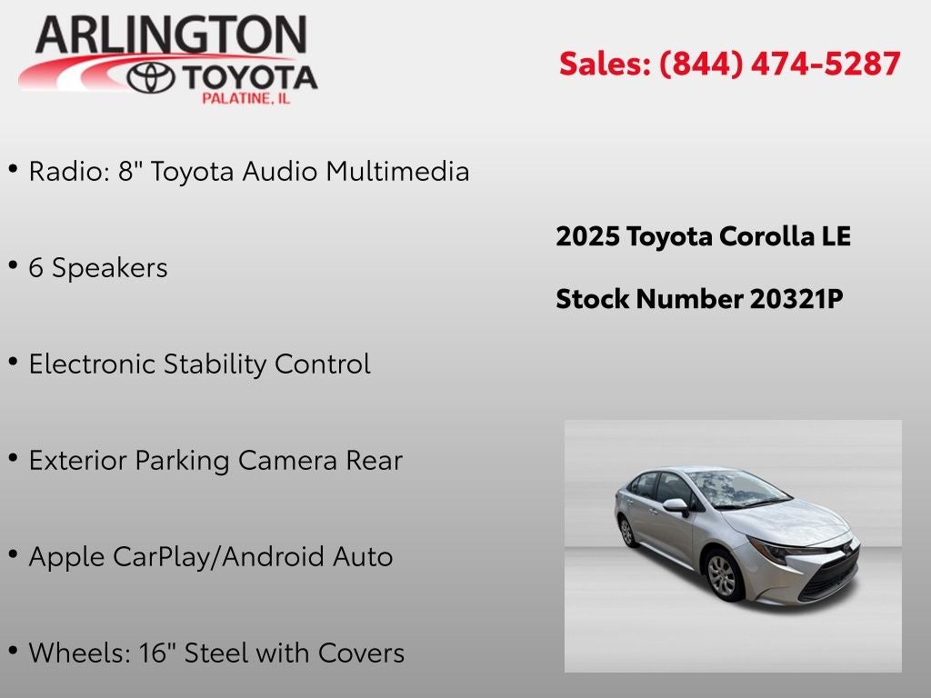2025 Toyota Corolla LE