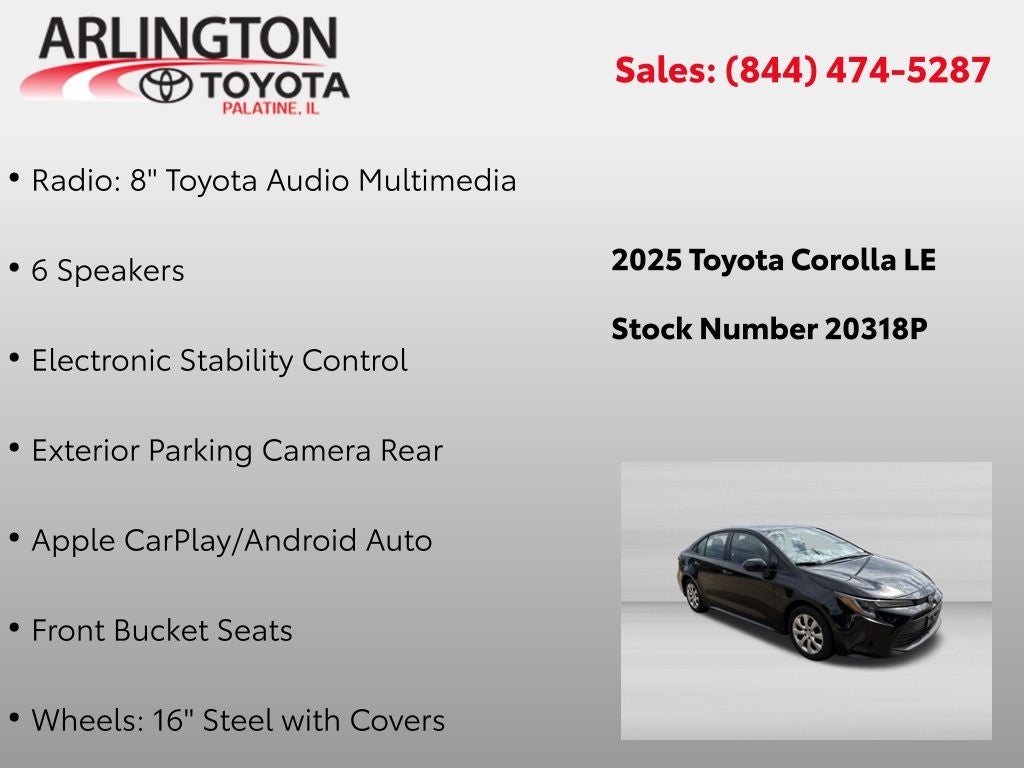 2025 Toyota Corolla LE