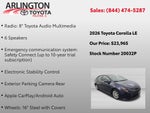 2026 Toyota COROLLA LE