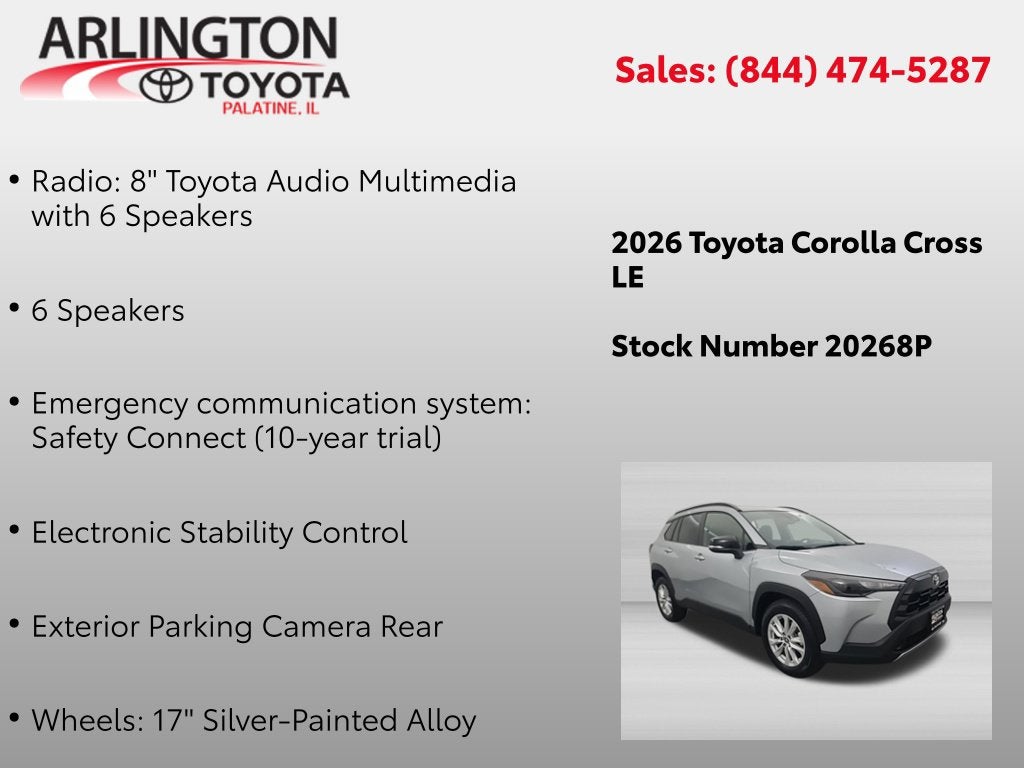 2026 Toyota Corolla Cross LE