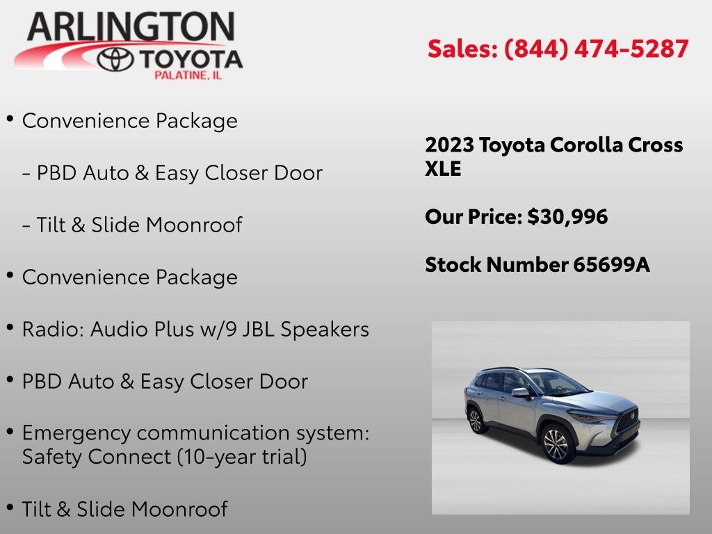 2023 Toyota Corolla Cross XLE w/ Convenience Package