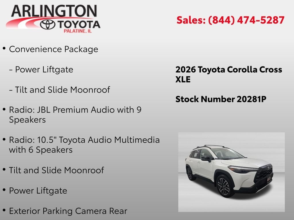 2026 Toyota Corolla Cross XLE