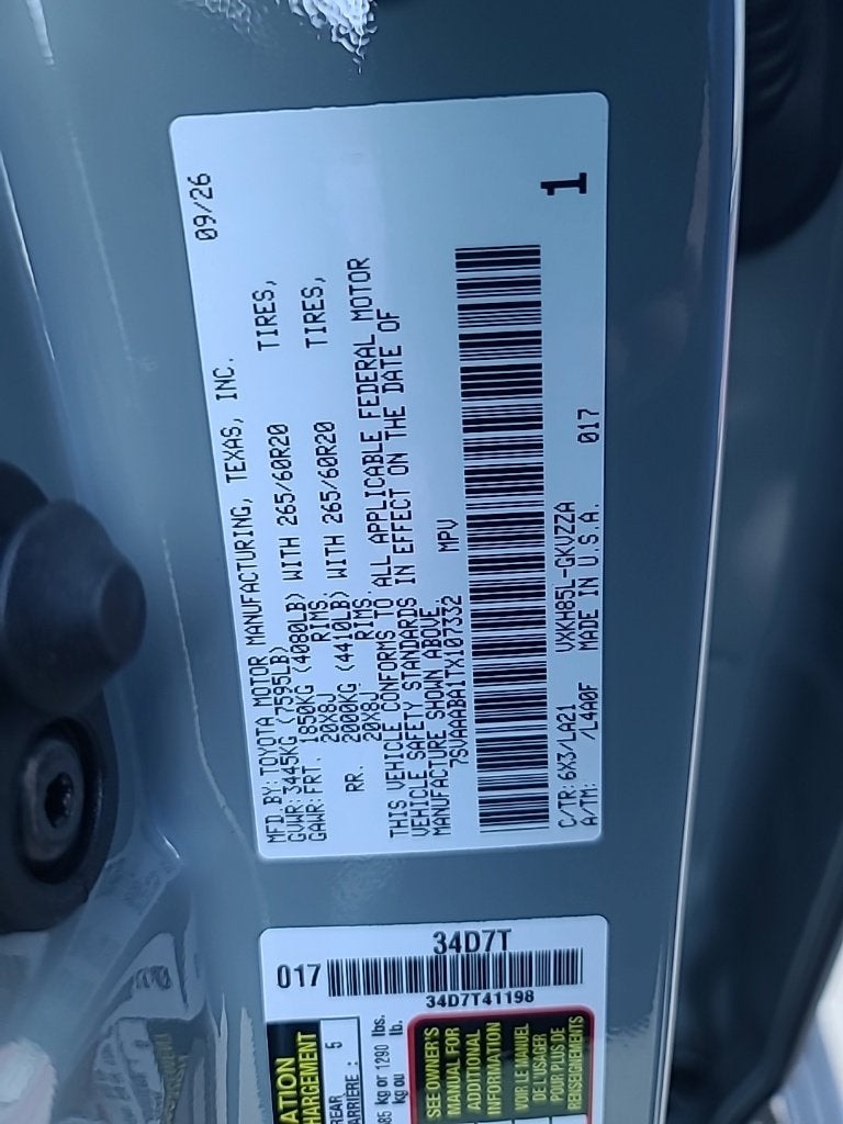2026 Toyota Sequoia Platinum