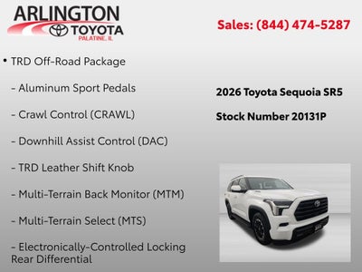 2026 Toyota Sequoia SR5 TRD Off-Road Package