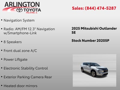 2025 Mitsubishi Outlander SE