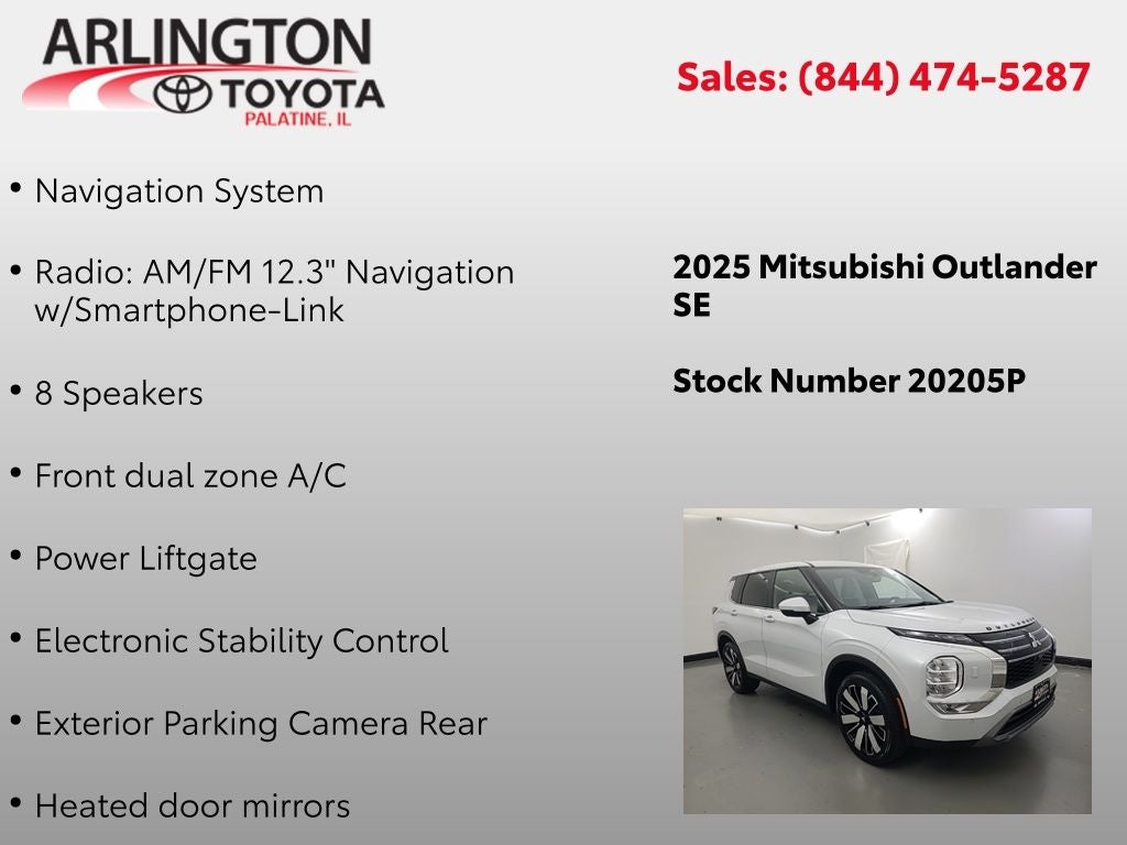 2025 Mitsubishi Outlander SE