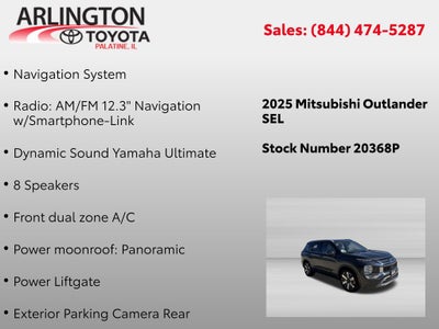 2025 Mitsubishi Outlander SEL