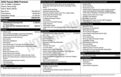 2026 Toyota GR86 GR86 Premium
