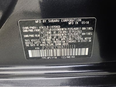 2019 Subaru Crosstrek 2.0i Premium