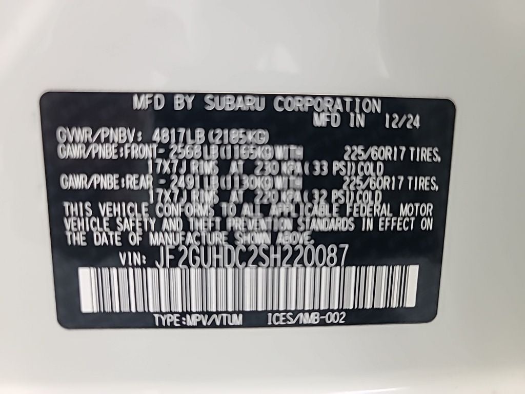 2025 Subaru Crosstrek Premium