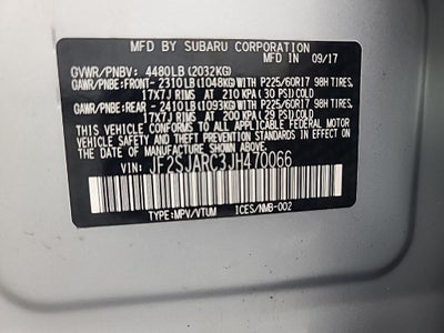 2018 Subaru Forester 2.5i Limited