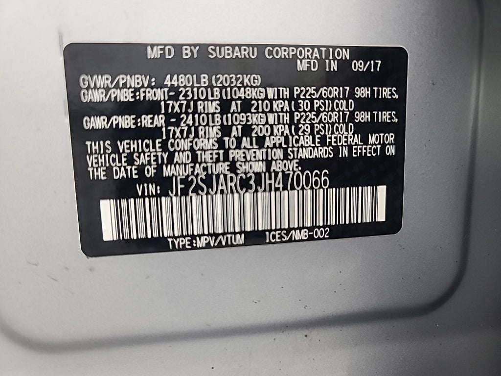 2018 Subaru Forester 2.5i Limited