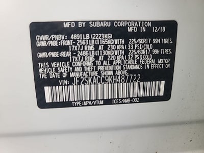 2019 Subaru Forester Base