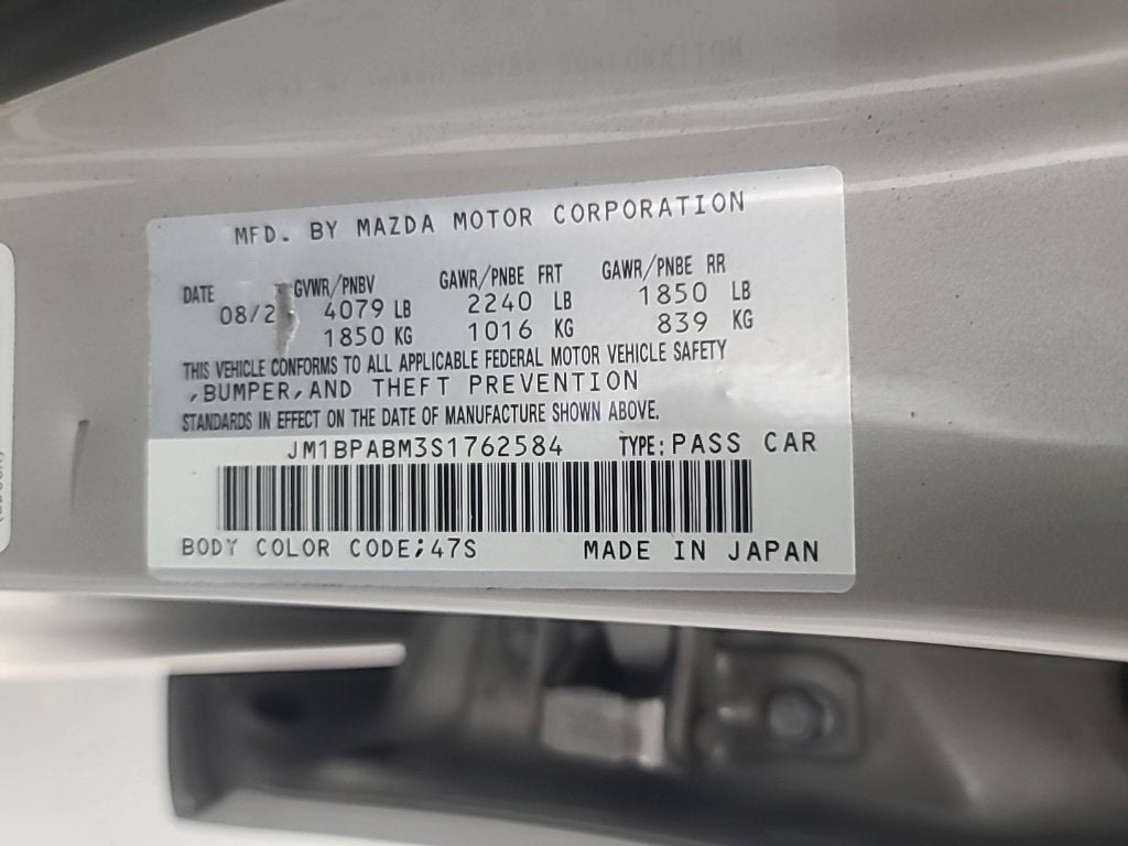 2025 Mazda Mazda3 2.5 S Select Sport