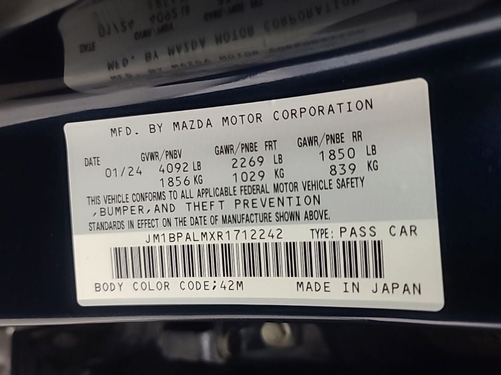 2024 Mazda Mazda3 2.5 S Preferred Package