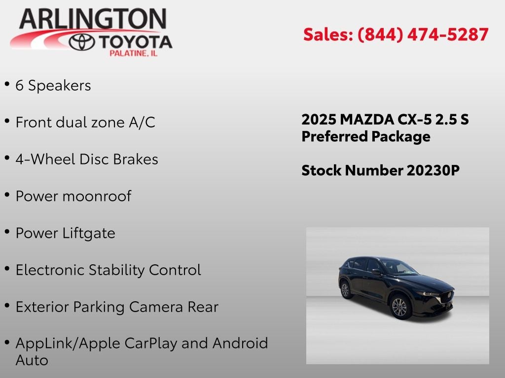2025 Mazda Mazda CX-5 2.5 S Preferred Package