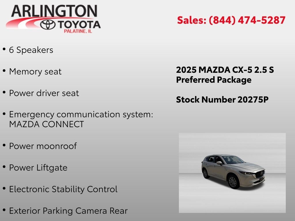 2025 Mazda Mazda CX-5 2.5 S Preferred Package