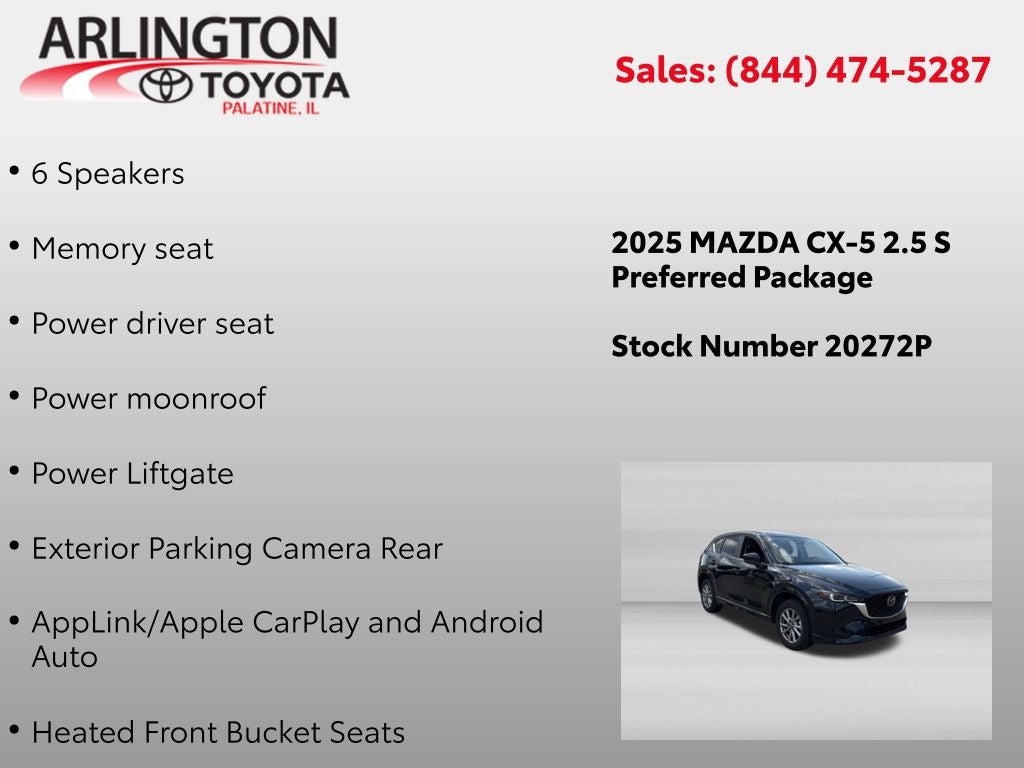 2025 Mazda Mazda CX-5 2.5 S Preferred Package