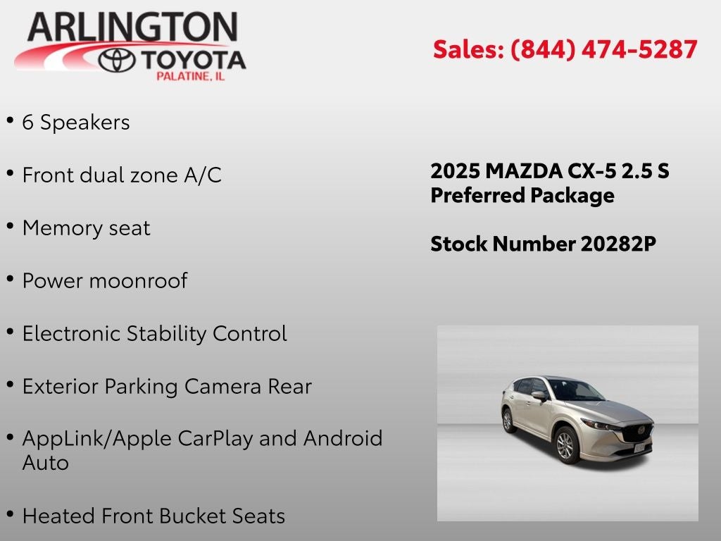 2025 Mazda Mazda CX-5 2.5 S Preferred Package
