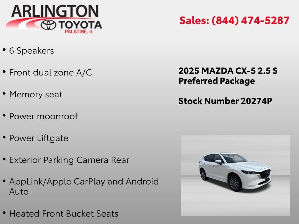 2025 Mazda Mazda CX-5 2.5 S Preferred Package