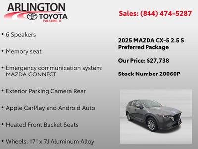 2025 Mazda Mazda CX-5 2.5 S Preferred Package