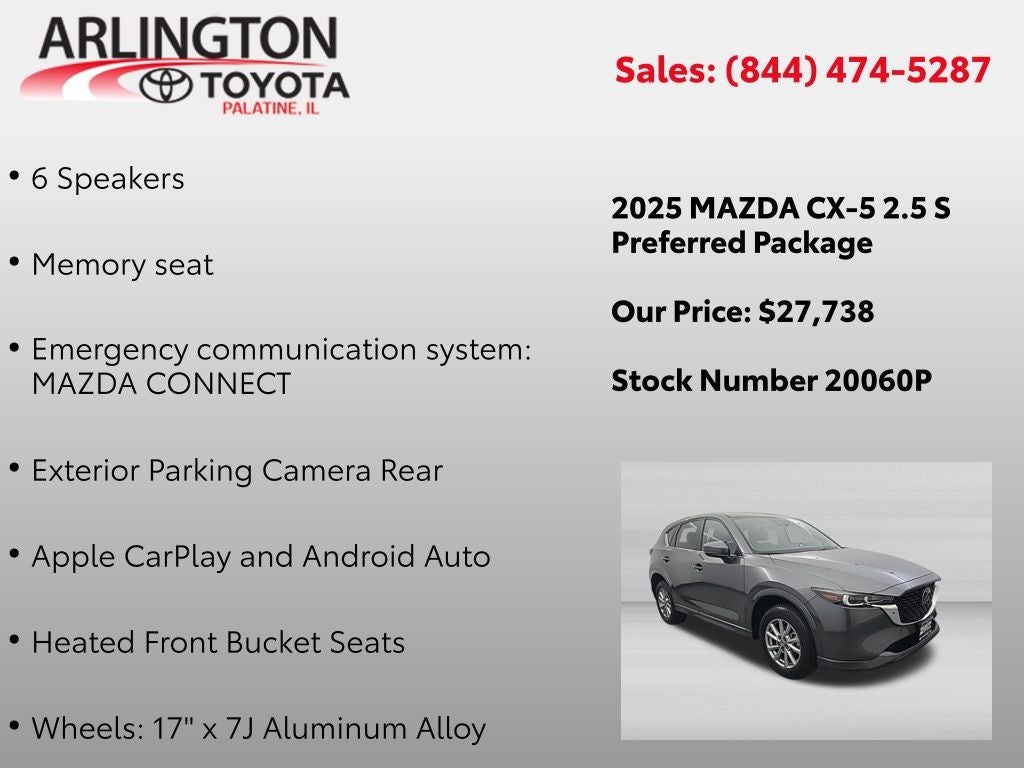 2025 Mazda Mazda CX-5 2.5 S Preferred Package