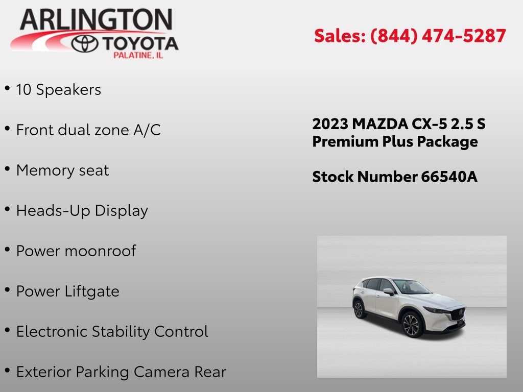 2023 Mazda Mazda CX-5 2.5 S Premium Plus Package