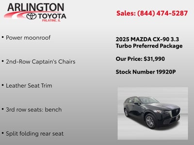 2025 Mazda Mazda CX-90 3.3 Turbo Preferred