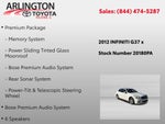 2012 INFINITI G37 X