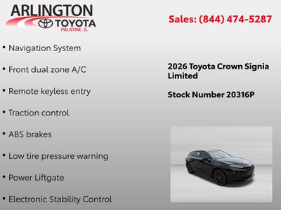 2026 Toyota Crown Signia Limited