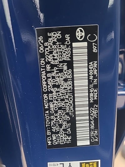 2026 Toyota Prius Plug-in Hybrid XSE Premium