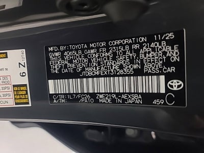 2026 Toyota Corolla Hybrid SE