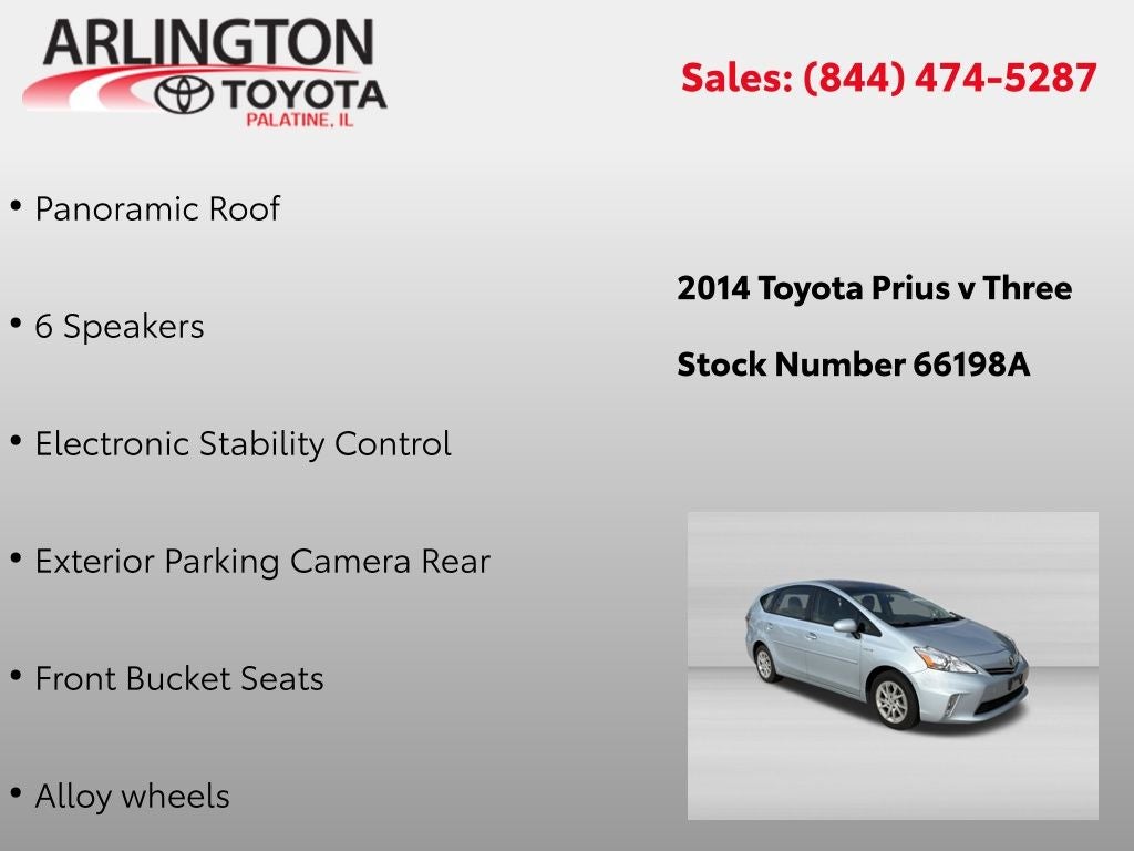 2014 Toyota PRIUS v Three