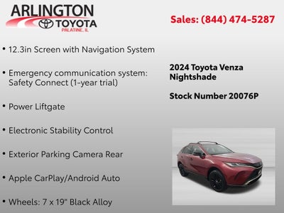 2024 Toyota Venza Nightshade