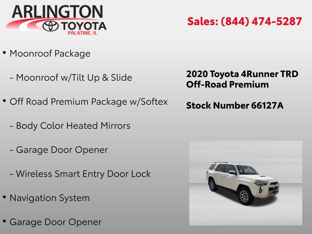 2020 Toyota 4Runner TRD Off-Road Premium