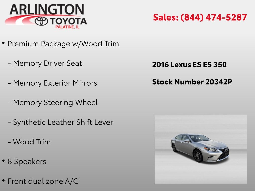 2016 Lexus ES 350