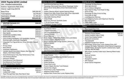 2024 Toyota bZ4X Limited