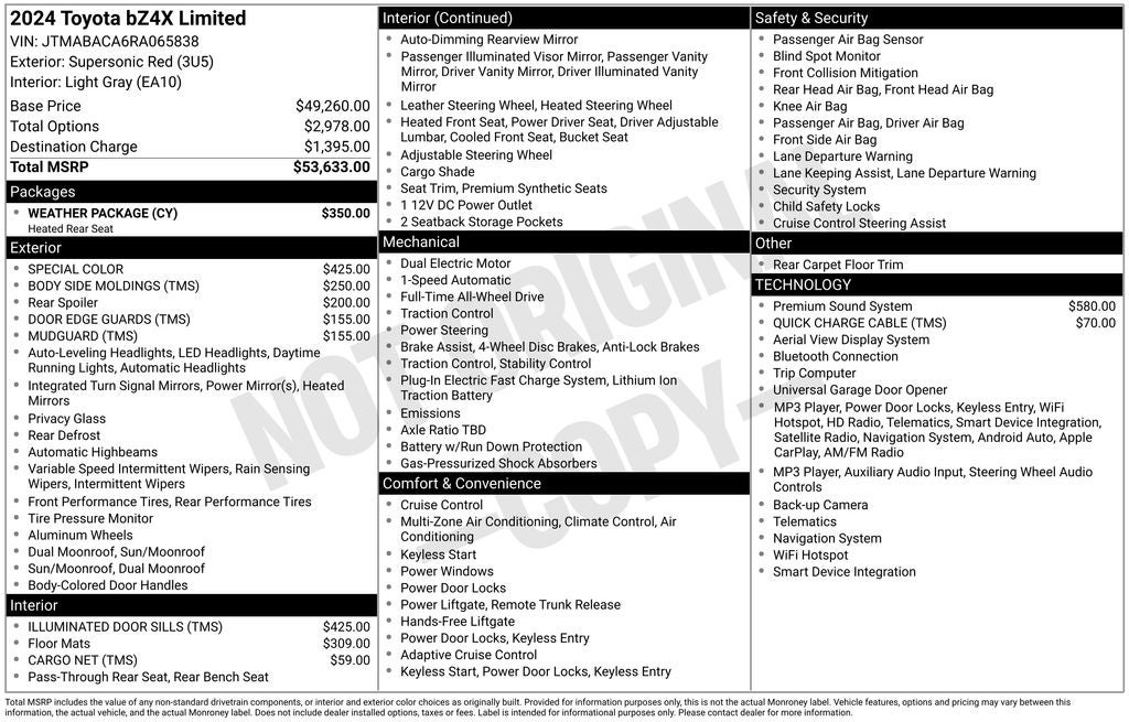 2024 Toyota bZ4X Limited