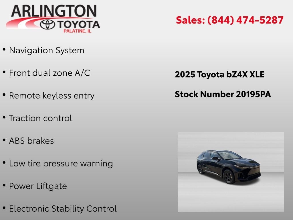 2025 Toyota bZ4X XLE