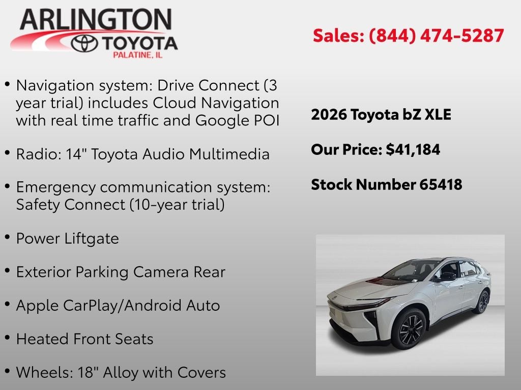 2026 Toyota bZ XLE