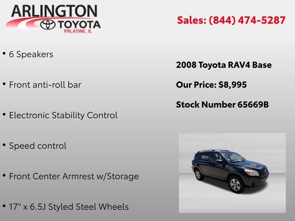 2008 Toyota RAV4 Base