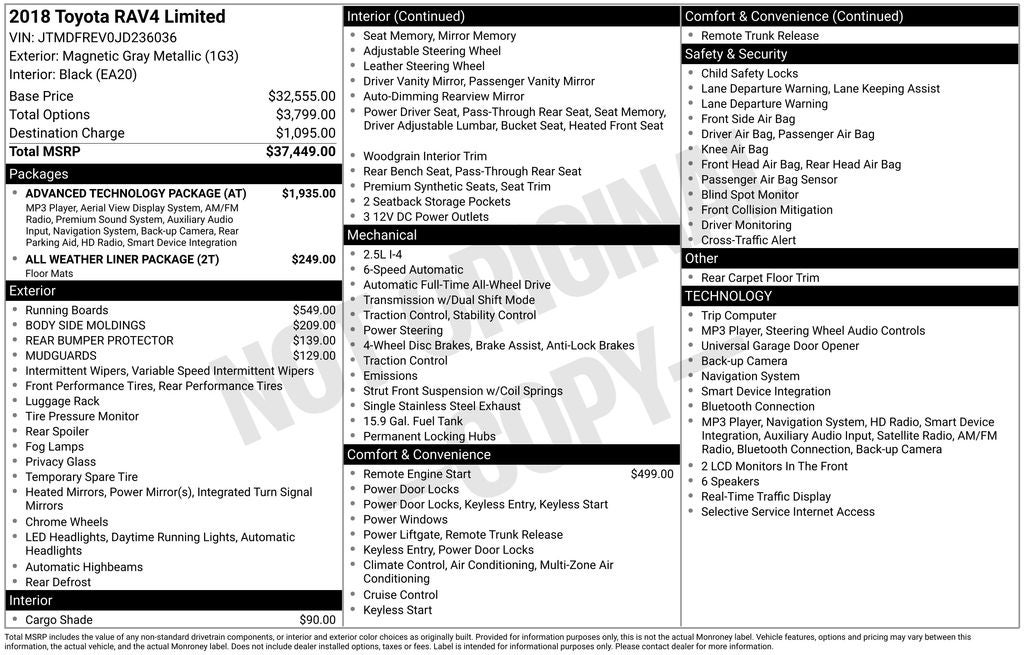 2018 Toyota RAV4 Base