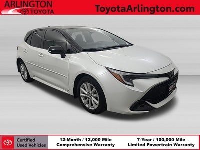2023 Toyota COROLLA HATCHBACK SE