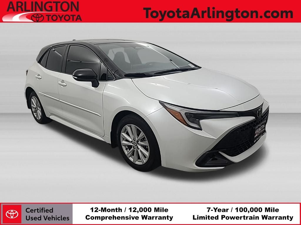 2023 Toyota COROLLA HATCHBACK SE
